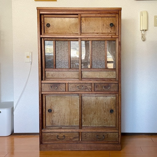 水屋箪笥　茶箪笥　古家具　アンティーク　　
