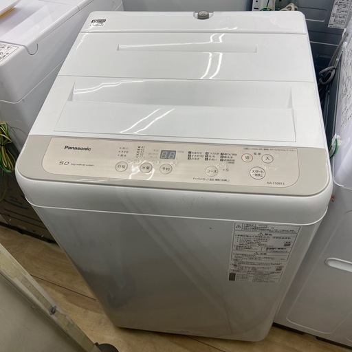 Panasonic 5.0kg全自動洗濯機【リサイクルフカツ岡崎倉庫店】260423YS-10