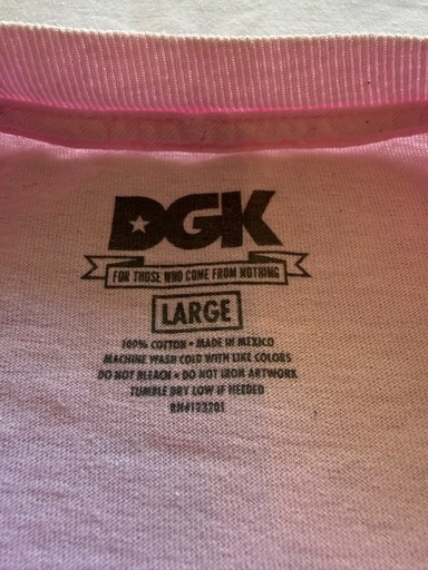 【レア】DGK Next Friday Pinky Tシャツ ピンク Lサイズ