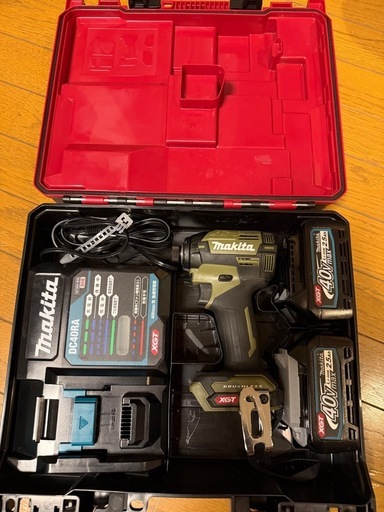 決まりました。
マキタ　40V         電動ドライバー