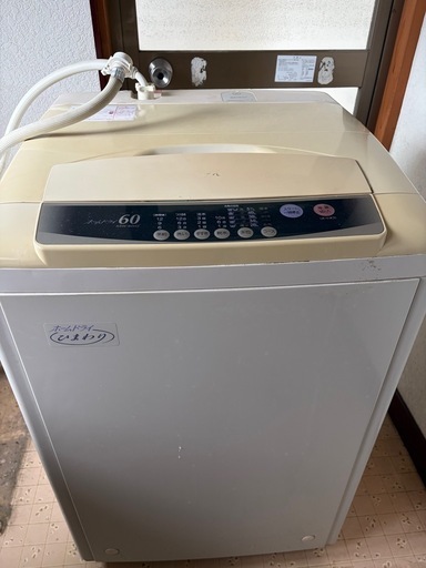 ☆無料☆ SANYO サンヨー 全自動電気洗濯機 ASW-60H2 (みみるい) 上尾