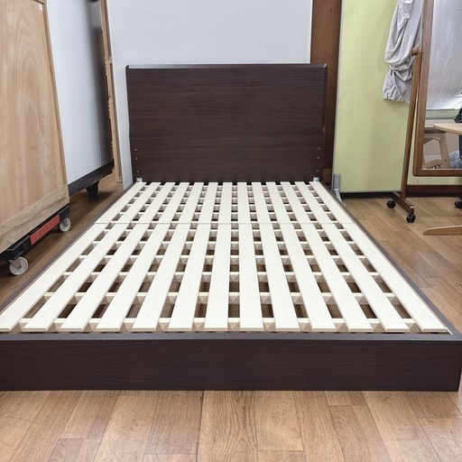 【?買取市場 柴田店】I394 ? ジモティー限定価格！ NITORI セミダブルベッド ⭐ クリーニング済