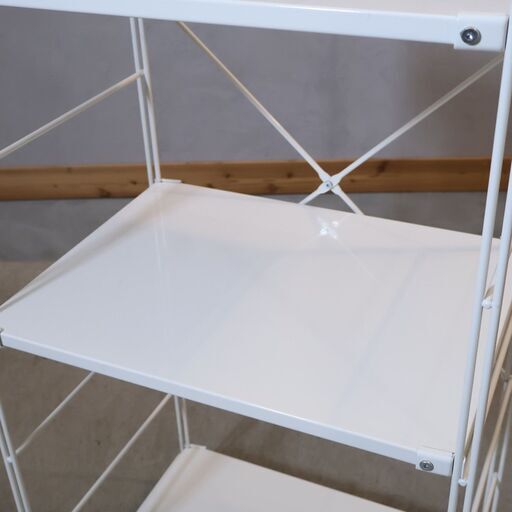 無印良品(MUJI)の人気の5段スチールユニットシェルフです！2人暮らしに最適なスッキリとしたデザインのオープンラックです♪インダストリアルモダンなインテリアのアクセントにおススメです！