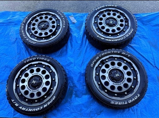 ナイトロ パワー H12 ホイールタイヤ 4本セット 15インチ