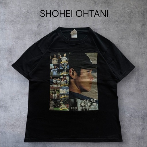 【限定品】大谷翔平 2013-2017年 日本ハムファイターズ 記念Tシャツ L