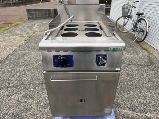 タニコー　6口ゆで麺機　TGUS-60　2018年製　業務用品　ラーメン　うどん　 TGUS-A60 タニコー ゆで麺機 幅600奥600高850 : みち商店ヤフー