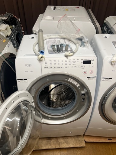 送料込み　山田電機　ドラム式洗濯乾燥機RORO YWM-YV90N