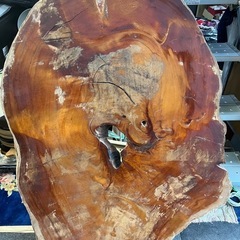 竹と虎　衝立　木製　インテリアの画像