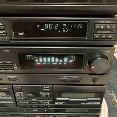 昭和レトロバブル世代ステレオDENON D3535現状品、ジャンク品扱い部品取りの画像