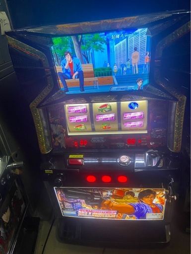 100スロ、ジャックポット、パチスロ、シティーハンター