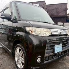 人気車種 タント カスタムRS 後期型★総額15.8万円★車検2年コミコミ！スマキー 純正ナビ フルセグTV Bluetooth 左パワスラ 純正アルミ ターボ Tチェーン式！の画像