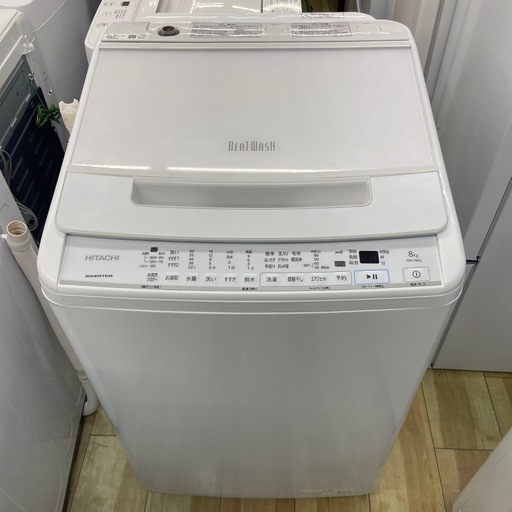 日立 8.0kg 全自動洗濯機【リサイクルフカツ岡崎倉庫店】260423YS.19