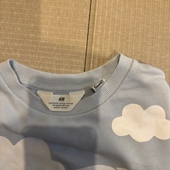 110ー120cm トレーナー中古　汚れ着用感ありの画像