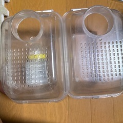 ハムスター　砂遊び場２つ分の画像