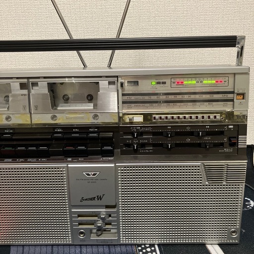 昭和レトロSHARP THE SEARCHERW GF-808S 現状品　ジャンク品扱い修理用、部品取りにお使い下さい　早いお取引の方を優先させて頂きます。宜しくお願い致します。
