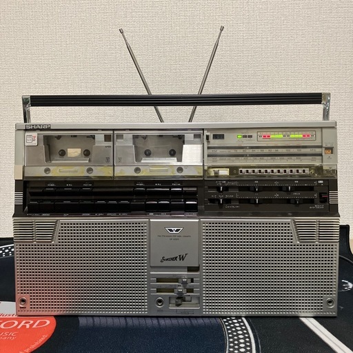 昭和レトロSHARP THE SEARCHERW GF-808S 現状品　ジャンク品扱い修理用、部品取りにお使い下さい　早いお取引の方を優先させて頂きます。宜しくお願い致します。