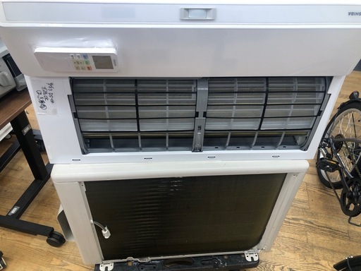 K132★TOSHIBA製★2022年製冷暖房兼用エアコン10畳用100V★3カ月間保証付き★取付手配可能