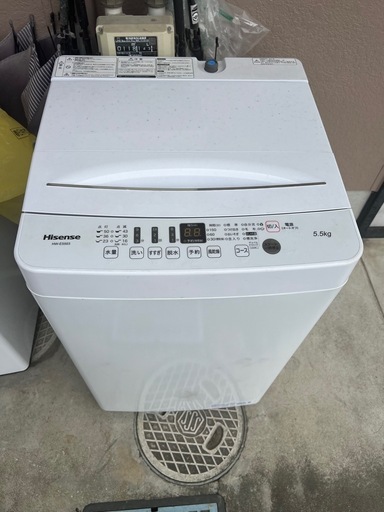 洗濯機5.5kg 2021