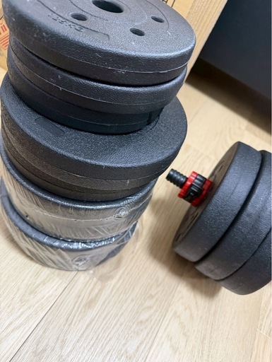 ベンチプレス　ダンベル付き