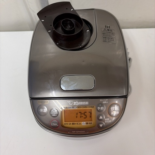 【?買取市場 6ヶ月保証】R098 ☀️ ZOJIRUSHI / 象印 IH炊飯ジャー 3合炊き 23年製 NP-GP05E9 ⭐ 動
