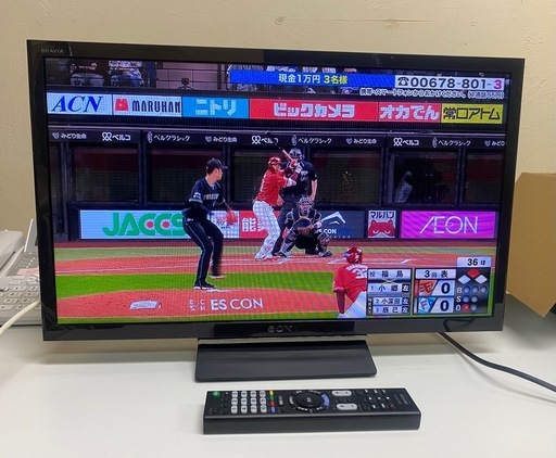 & TV SONY ソニー　24インチ　KJ-24W450E リモコンあり　2021年製　動作確認済み