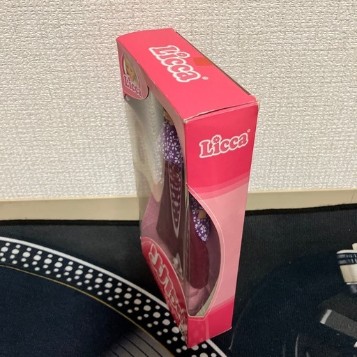 タカラ　リカちゃん紫ハカマ　現状品、箱傷みあります。レア品