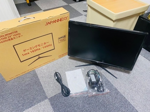 美品　JAPANNEXT  165Hzのリフレッシュレート 24型ゲーミングモニター