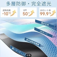 新品　超軽量　晴雨兼用　折りたたみ傘　晴雨兼用　９９.9% 50+の画像