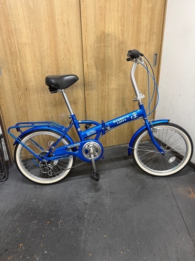 中古車　折り畳み自転車　ワンピース　6段変速　20インチ　美品