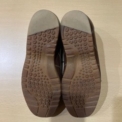くつレディース　革　年配向けサイドチャックの画像