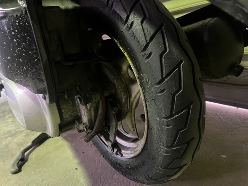 【New】実働 BT新品 バリ溝 ホンダ AF61 トゥデイ 4スト 原付 バイク スクーター ブルー