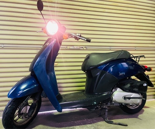 【New】実働 BT新品 バリ溝 ホンダ AF61 トゥデイ 4スト 原付 バイク スクーター ブルー