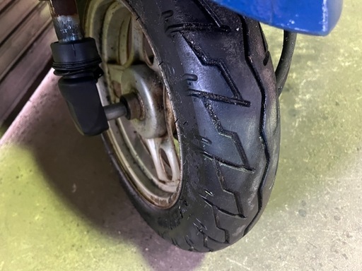 【New】実働 BT新品 バリ溝 ホンダ AF61 トゥデイ 4スト 原付 バイク スクーター ブルー