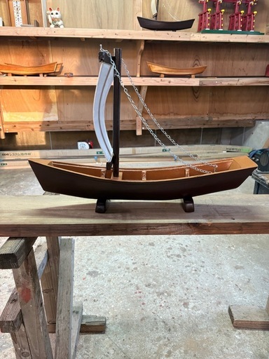 サバニ(船) 置物　ハンドメイド作品
