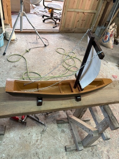 サバニ(船) 置物　ハンドメイド作品