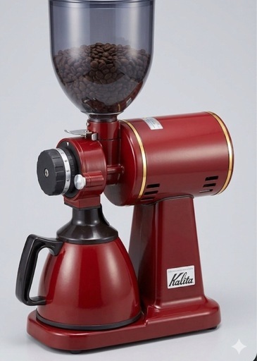 
カリタ 業務用コーヒーミル クリーンカットミル（レッド）