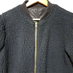 ANTIQULOTHES リバーシブル ブルゾン ジャンパー ジャケット黒の画像