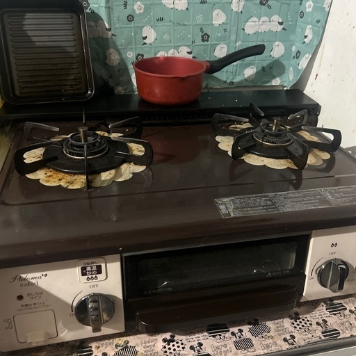 ガスコンロ 都市ガス (雪だるま☃️) 茂原の調理器具《ガステーブル