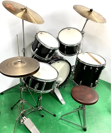 【直接引き取り限定】◆YAMAHA ヤマハ◆ドラムセット 一式 SD-365G／BD-522G／TT-512G／TT-513G／FT-516G／シンバル／スタンド類／椅子付き