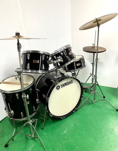 【直接引き取り限定】◆YAMAHA ヤマハ◆ドラムセット 一式 SD-365G／BD-522G／TT-512G／TT-513G／FT-516G／シンバル／スタンド類／椅子付き 直接引き取り限定】◇YAMAHA ヤマハ◇ドラムセット 一式 SD-365G／BD