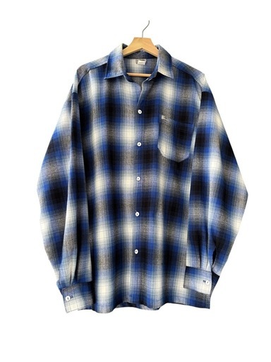 Caltop オンブレシャドーチェックシャツ Lサイズ
