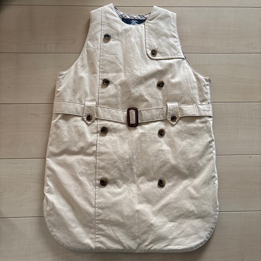 Burberry トレンチコート風　おくるみ
