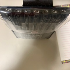 COPIC MULTILINER描画ペン 0.03〜1.0mm7本セット A-2の画像