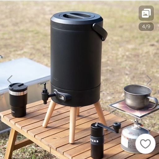 【SALE5/6迄・一度使用】サーモジャグ 5L ドリンクサーバー おしゃれ 保冷 保温キャンプ 蛇口付ステンレス