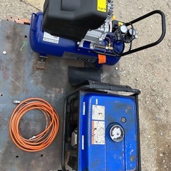 コンプレッサーと発電機30Lコンプレッサー、YAMAHA EF2300の画像