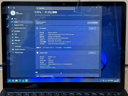 【完動品】Surface Laptop3 i5-1035G7/office 2024