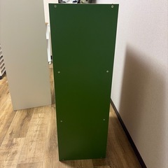 緑のカラーボックスの画像