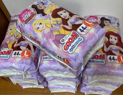 おむつ　GOO.N ディズニープリンセス Lサイズ　10袋 
