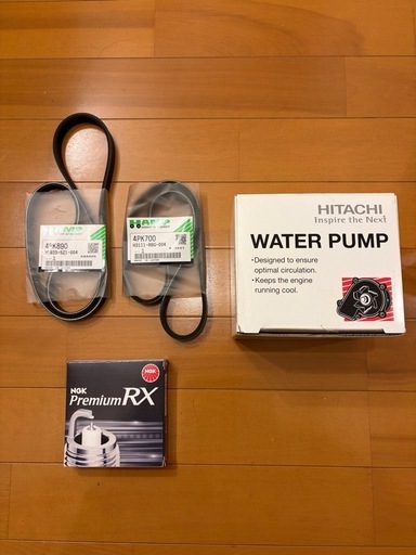 N-ONE(JG1)  用  新品　ウォーターポンプ、ベルト、プラグ  一式セット