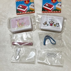 サンリオカプセルトイ　ミニランチBOXキーホルダー2個セットの画像